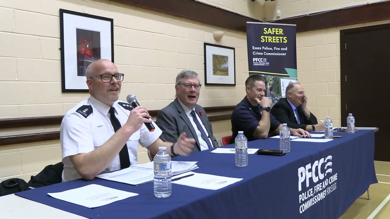 Police Fire and Crime Commissioner Maldon Public Meeting held on Thursday 6th November 2025 Part 1