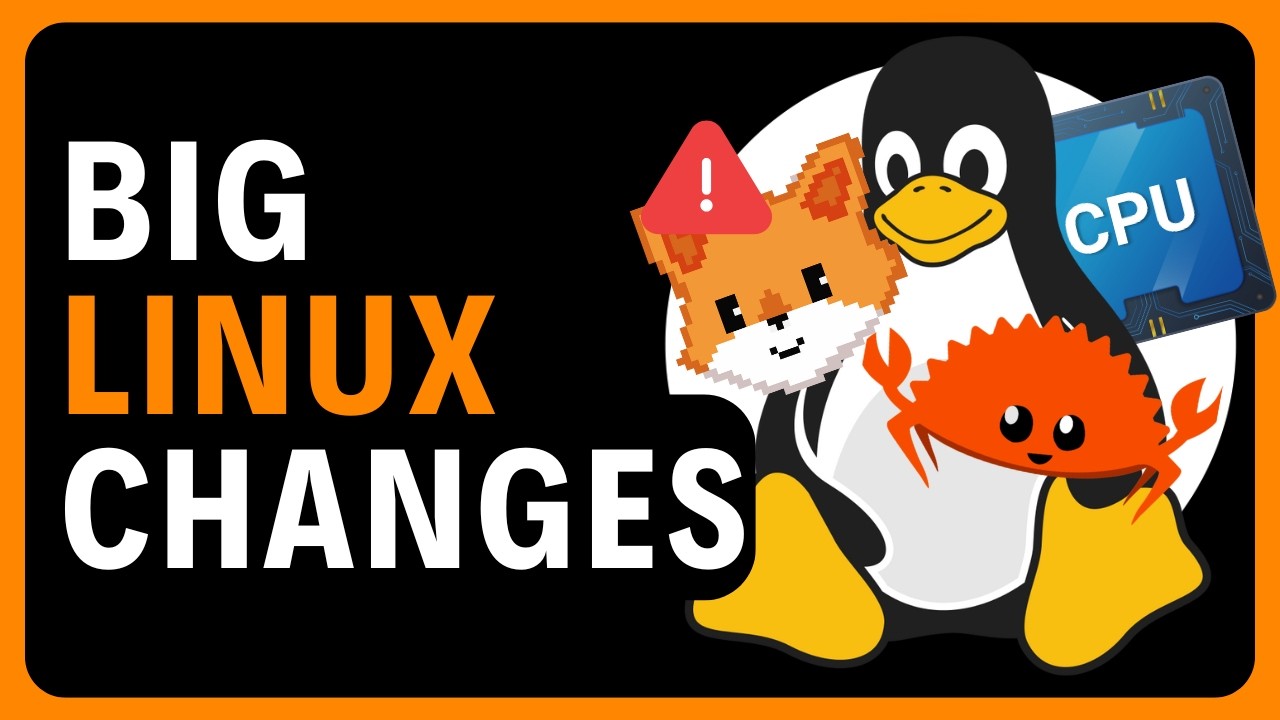 Linux Is Moving On - Dropping 32-Bit, Rust Utils, KDE Linux, and More