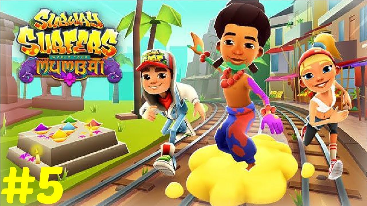 Subway Surfers :World Tour To Mumbai Gameplay #5 On IOS