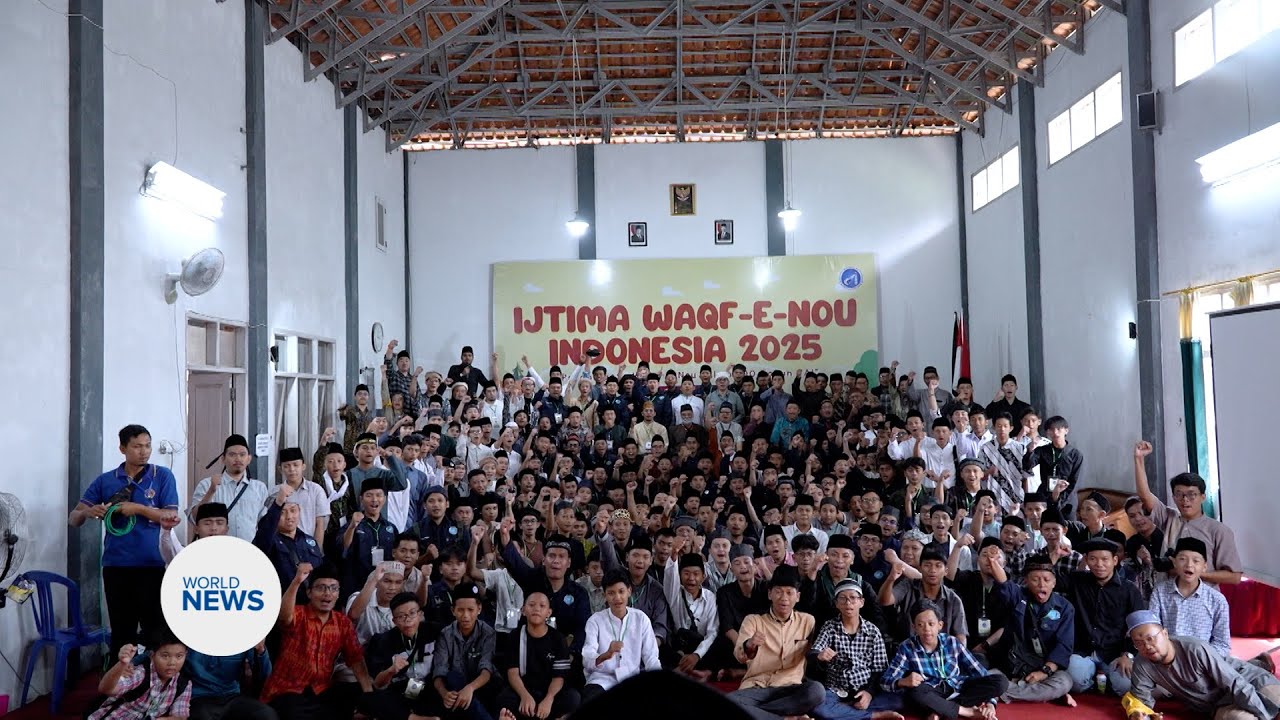 National Waqfe Nau Ijtema 2025 held in Indonesia