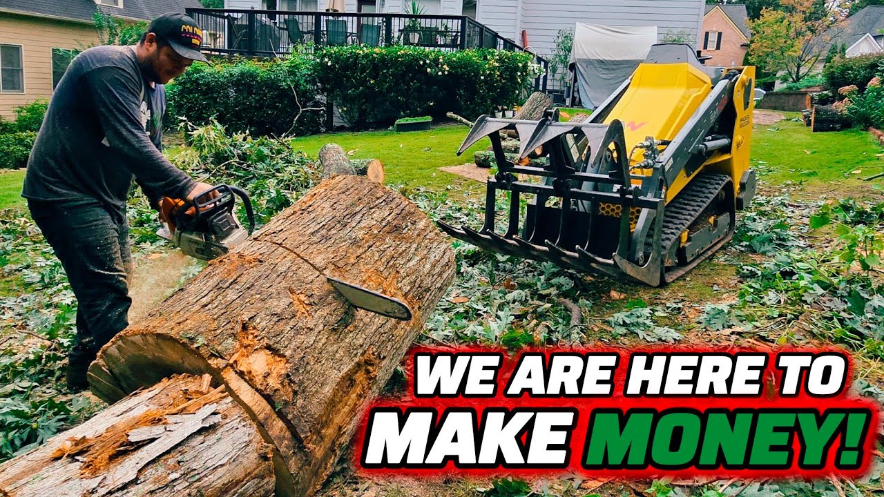 I Got Hired To Haul Away Some HUGE Loads Of Logs! These Amigos Don't Play Around..