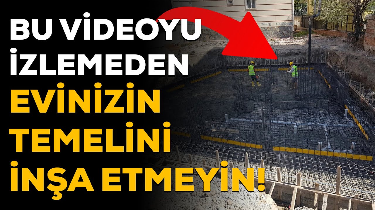 Temel Nedir? Temel Çeşitleri Nelerdir? Radye Temel, Sürekli (Mütemadi) Temel, Kirişli Radye Temel