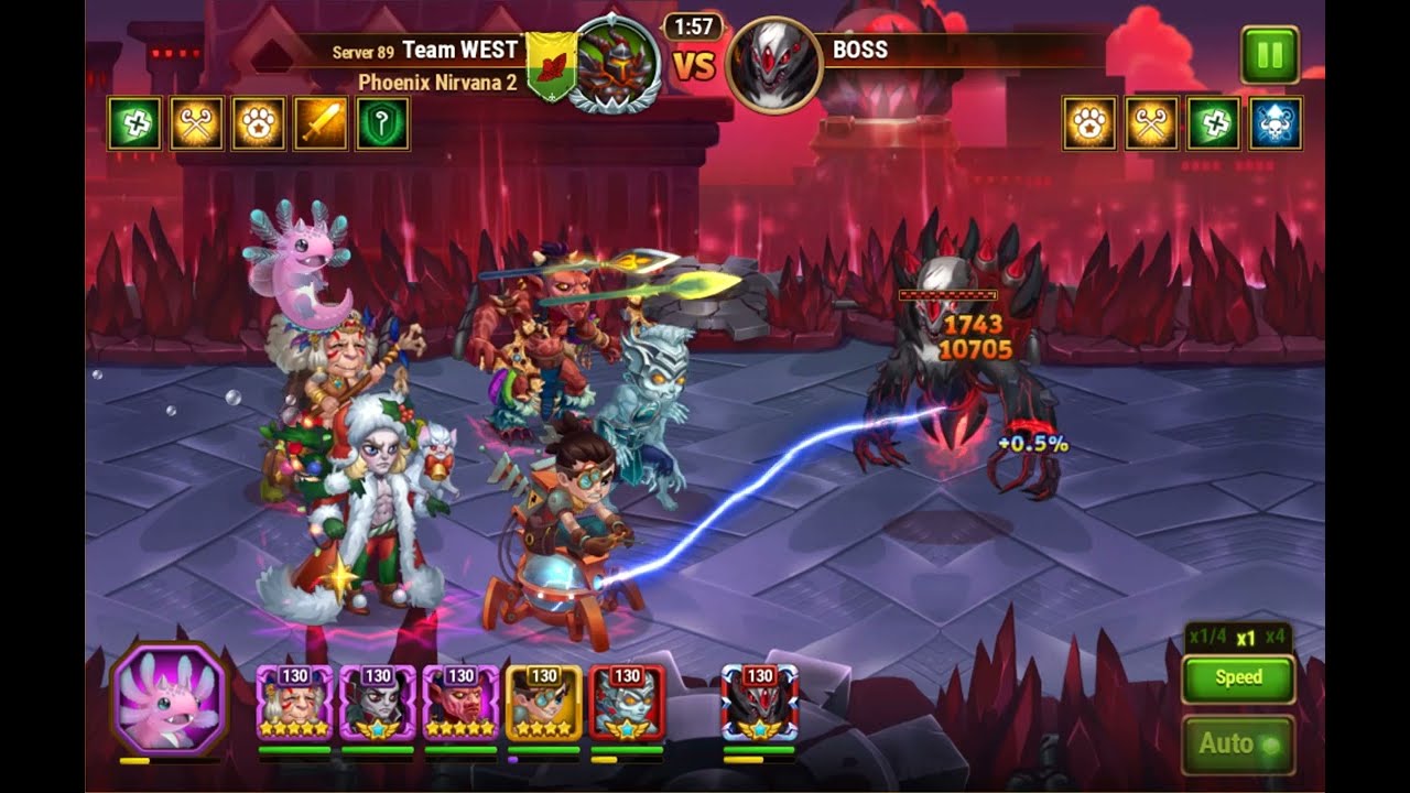 330K Dante/Jhu Team One-shot Adventure 11 Boss #HeroWars