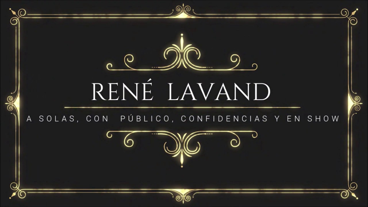 1982.-RENÉ LAVAND, Primer video del genial ilusionista, (versión para público). Cavaliere