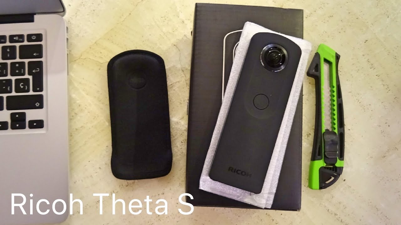Desempaquetado y funcionamiento de la cámara Ricoh Theta S en español