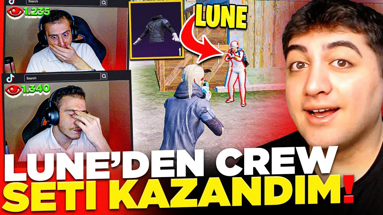 FAKE HESAPLA YAYINDA LUNE'Yİ GHOSTLAYIP CREW KAZANDIM! | PUBG Mobile
