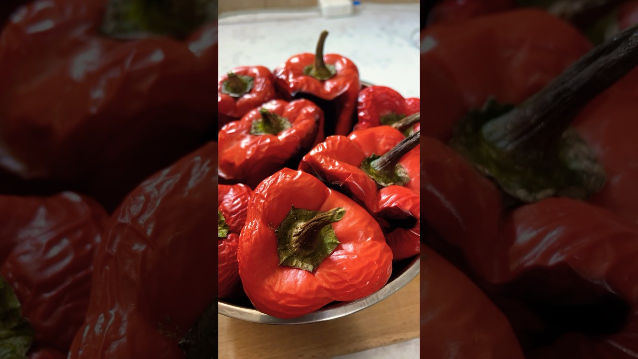 Ardei copti la  in suc propriu pentru iarna 🌶️🌶️🌶️❄️