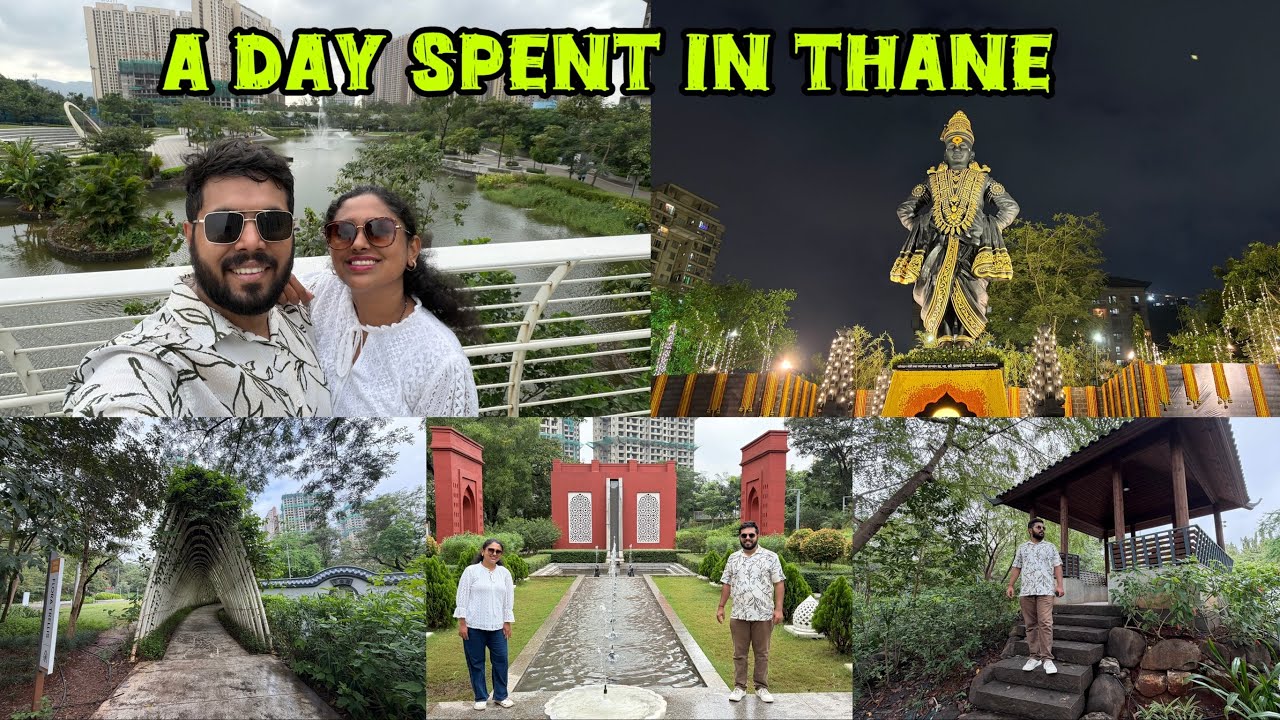 A day spent in Thane | Places to Visit in Thane | Namo Central Garden | Vitthal Statue at Upvan Lake
