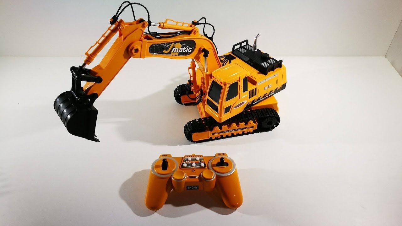 RC Excavator test Jamara Toys review