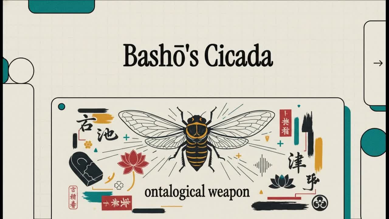 The Cry of the Cicada By Matsuo Bashō