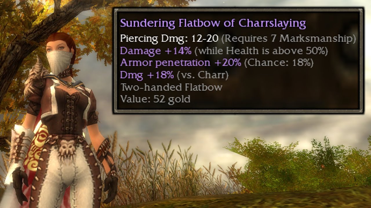 The Quest for a Charrslaying Bow - Grail #14