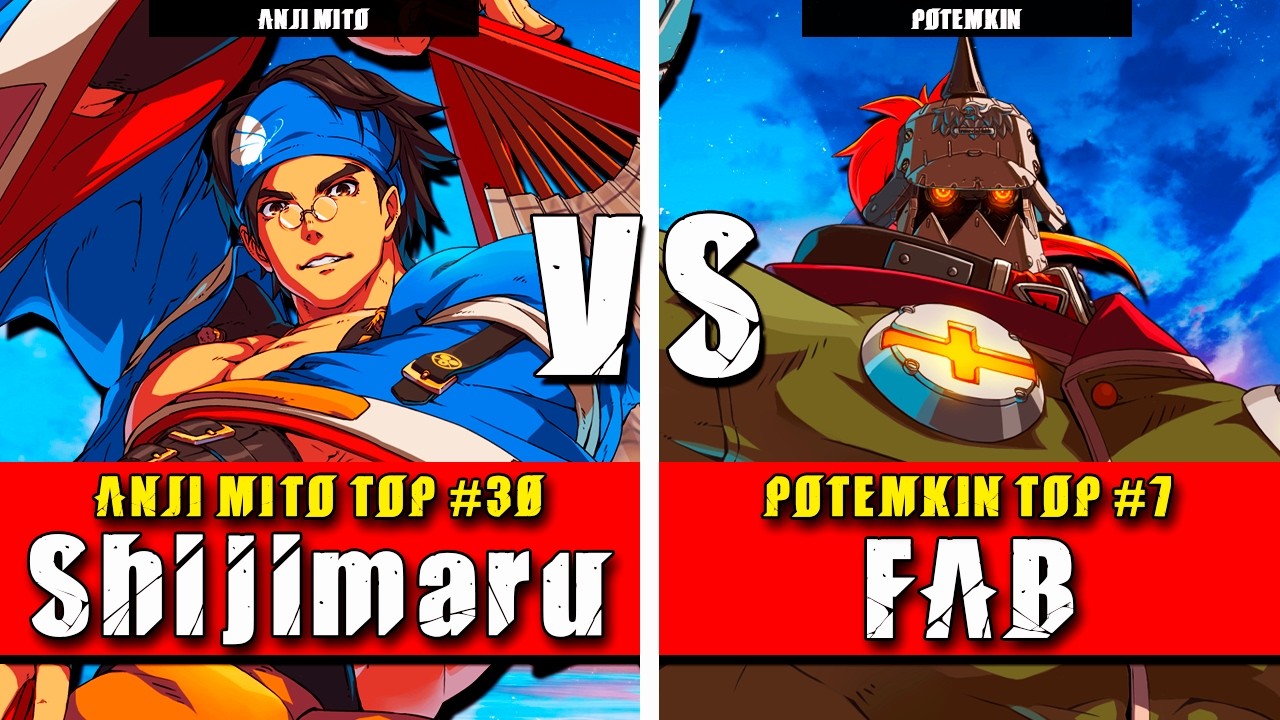 GGST | Shijimaru (Anji MIto) VS FAB (Potemkin) | Guilty Gear Strive High level gameplay