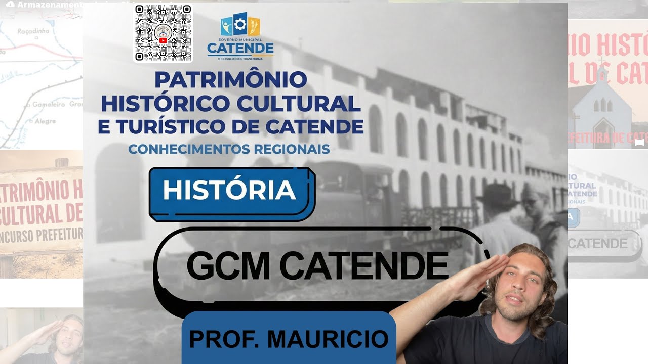 Aula 01 História de catende GCM CATENDE