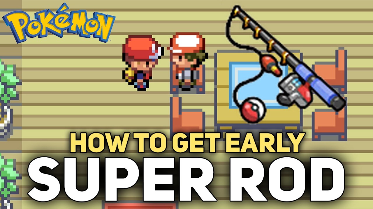 How To Get The Super Rod - Pokemon Fire Red & Leaf Green