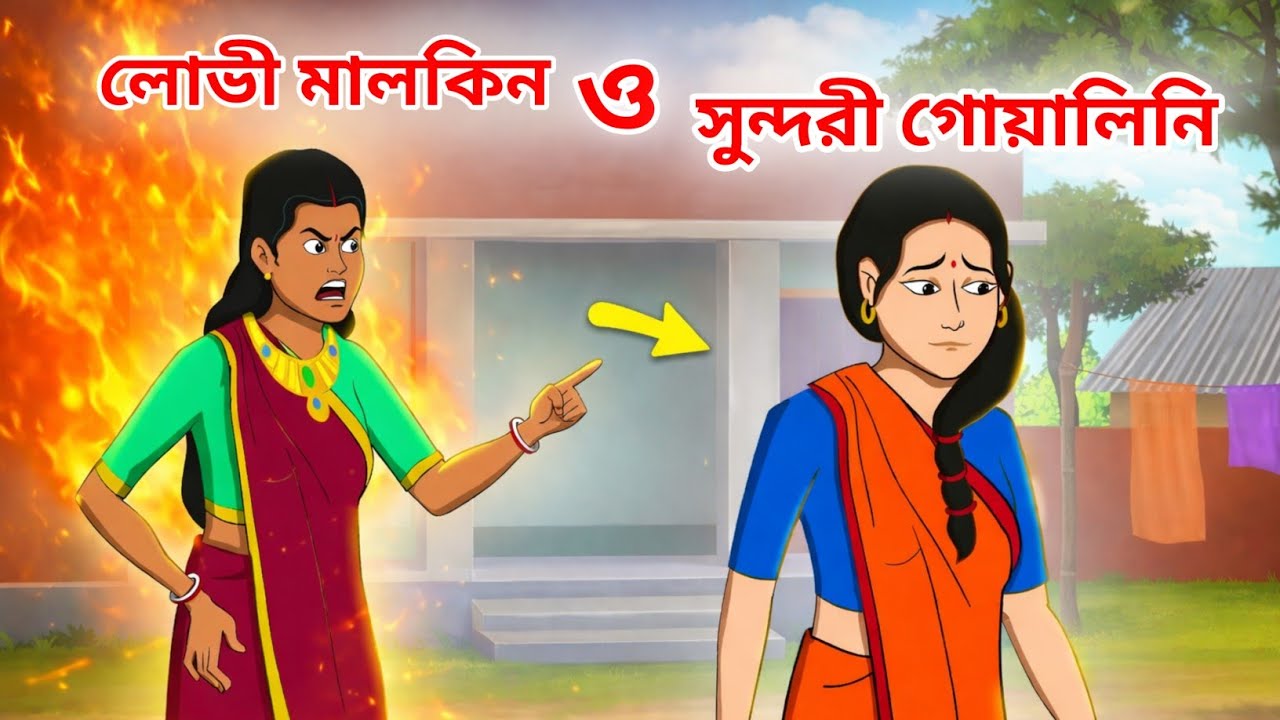 লোভী মালকিন ও তার সুন্দরী গোয়ালিনি  |  | bangla cartoon | thakumar jhuli | Fun Express