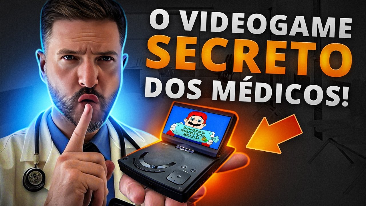 O VIDEOGAME SECRETO dos médicos: conheça o Philips CD-i 350!