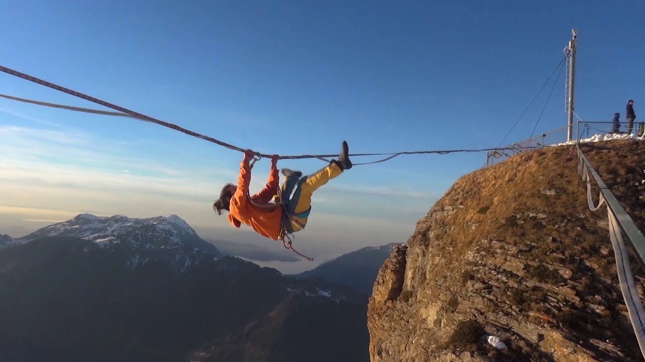 Slackline-Tutorial: How to Climb the Leash on a Highline