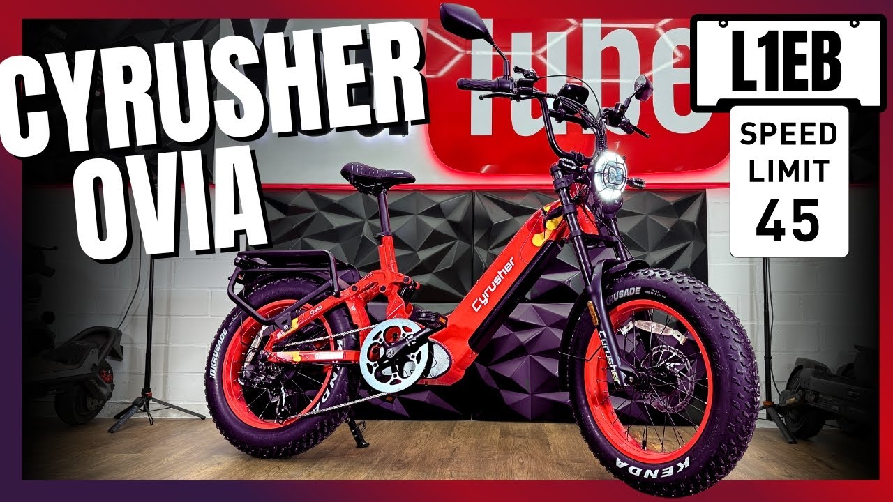 Cyrusher Ovia 😲 E-Moped mit 45km/h LEGAL in der Stadt 🌆 Unboxing #L1EB #Ebike #Fatbike #cyrusher