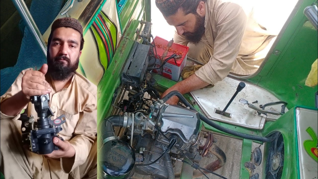 New Asia Rickshaw Gear Box Repairing||How to Fix Auto Rickshaw Rear Gear box Problem.