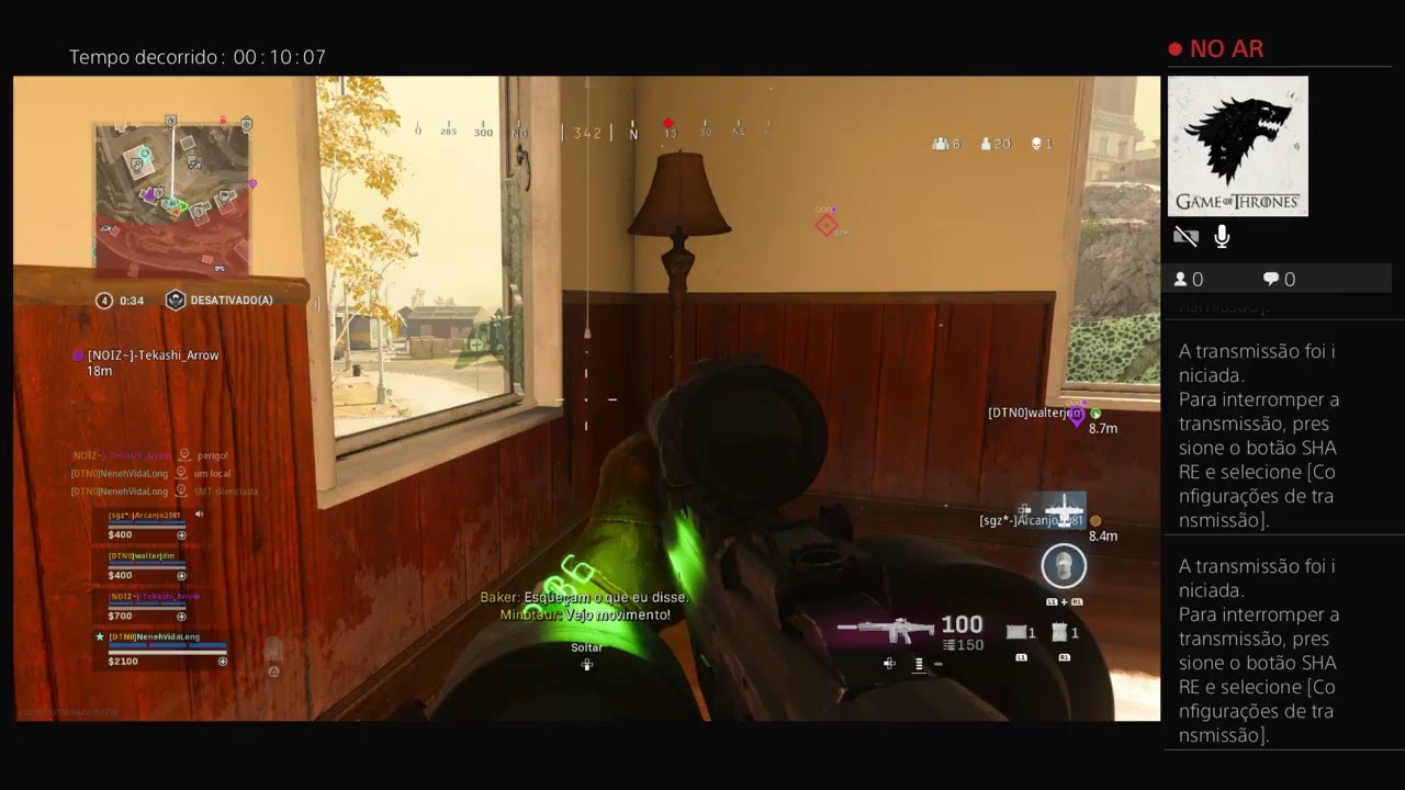 Transmiss&atilde;o ao vivo do PS4 de NenehVidaLong