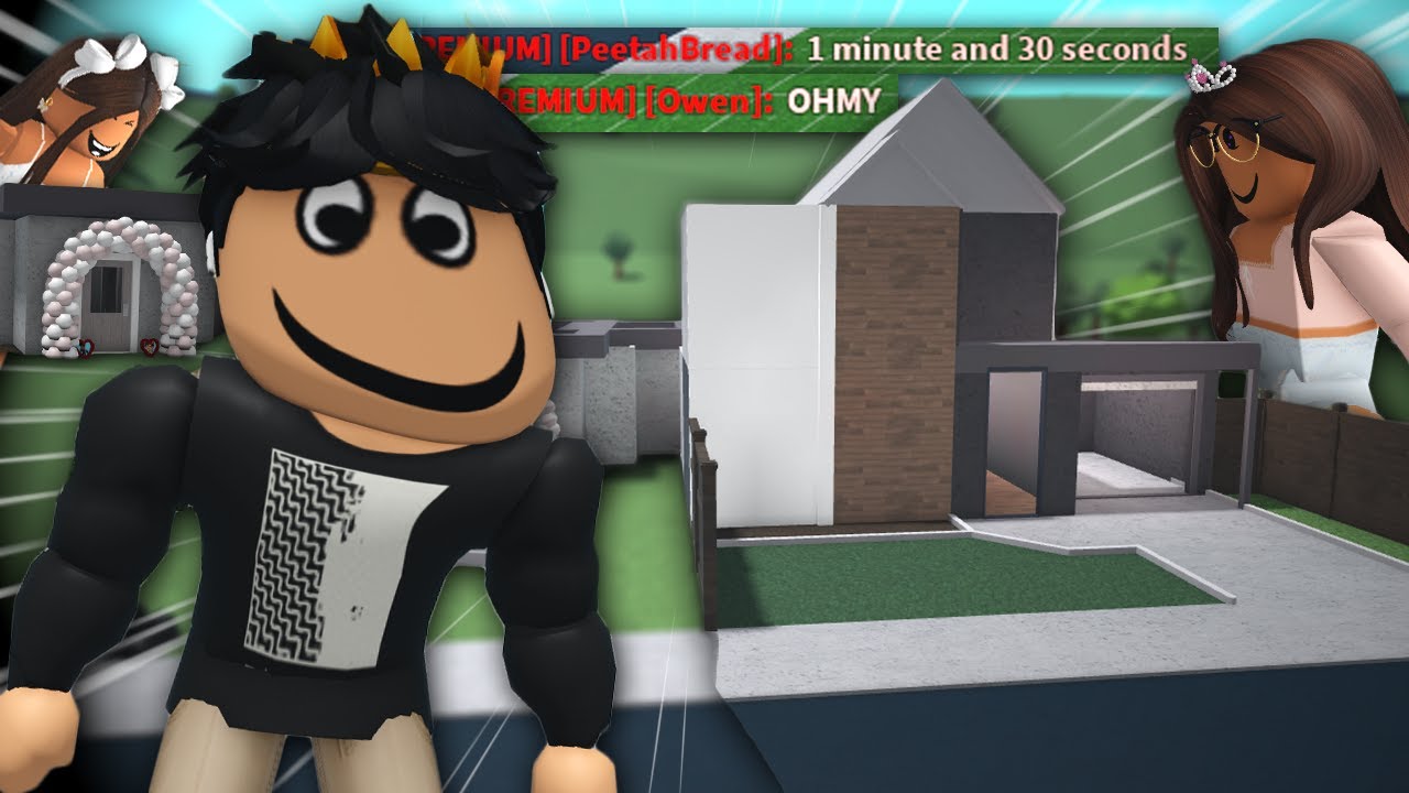 I LET STRANGERS BUILD ME A BLOXBURG HOUSE IN 10 MINUTES...