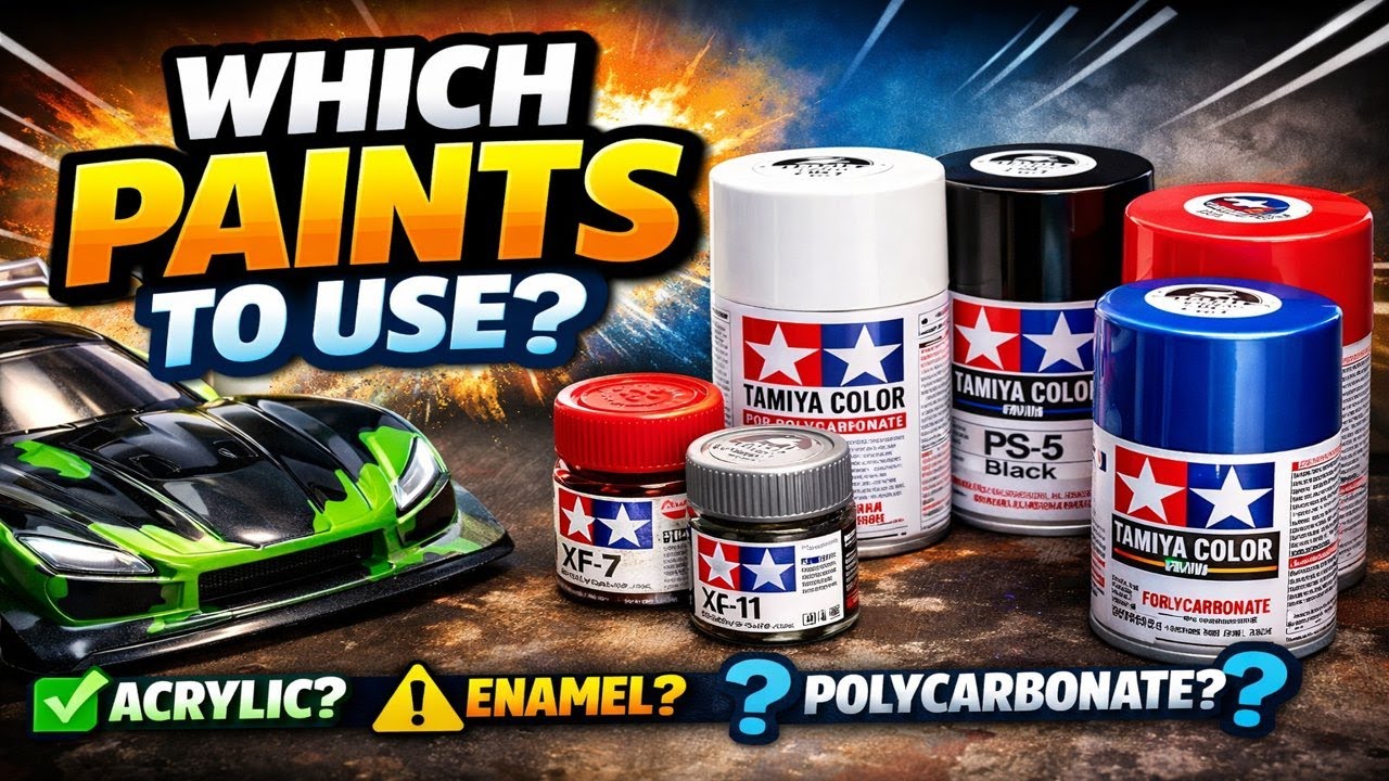 What Paint to Use for Model Kits & RC Bodies? (No More Mistakes!)