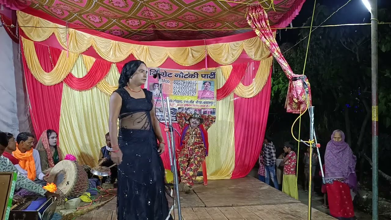 (138) हमसे बोलो ना ही राजा जी //कहरवा नाच पार्टी फेमस देहाती //@blp Tilak Nautanki Balrampur