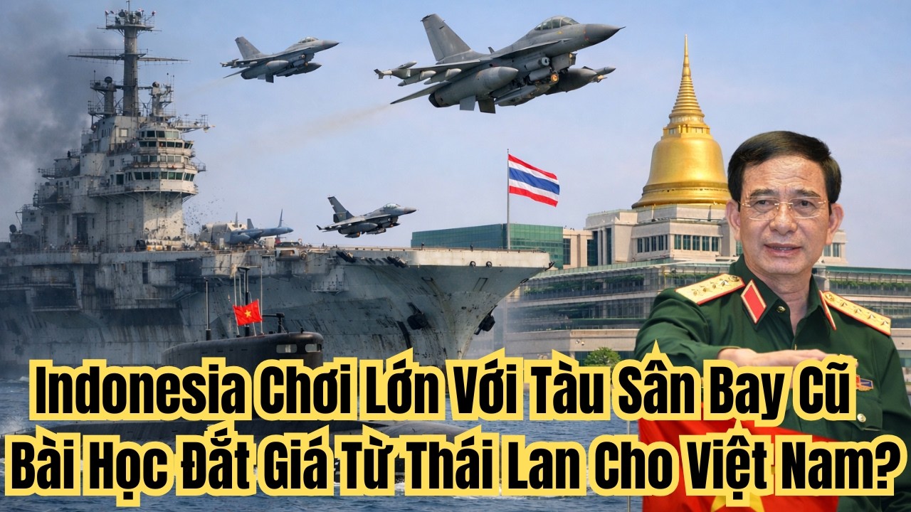 Indonesia Chơi Lớn Với Tàu Sân Bay Cũ  Bài Học Đắt Giá Từ Thái Lan Cho Việt Nam?