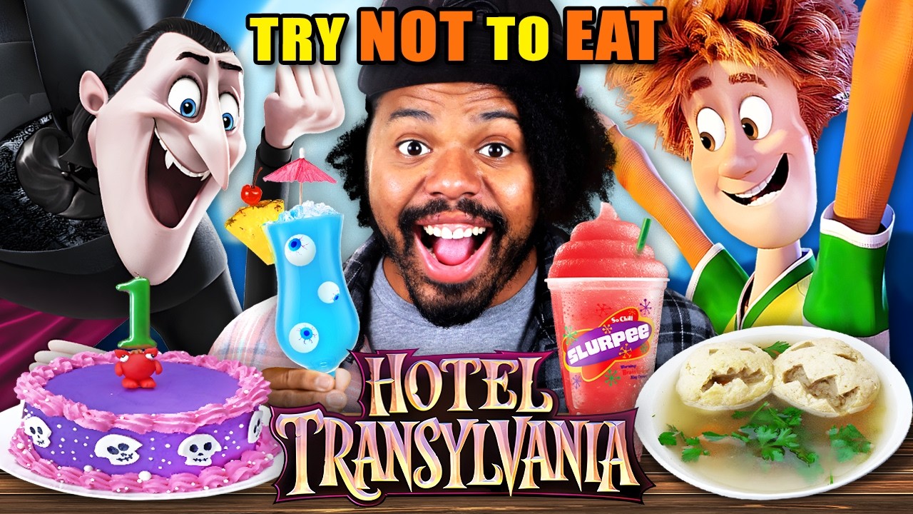 Try Not To Eat - Hotel Transylvania (Eyeball Martini, Monster Ball Soup, Scream Cheese)
