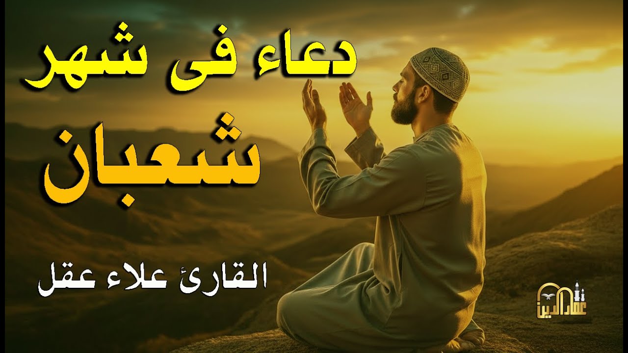 دعاء فى اول شهر شعبان بصوت القارئ الشيخ علاء عقل قراءة مريحة للقلب وراحة وسكينةDUAA