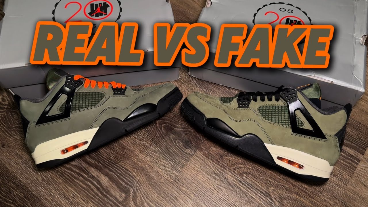 Jordan 4 Undefeated - Real vs Fake 