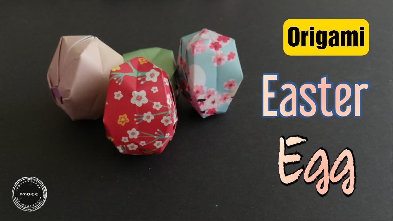 ORIGAMI EASTER EGG | EASY ORIGAMI | EASTER CRAFTS SERIES