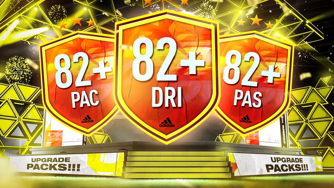82+ Pace Upgrade Pack, 82+ Dribbling Upgrade Pack & 82+ Passing Upgrade Pack!