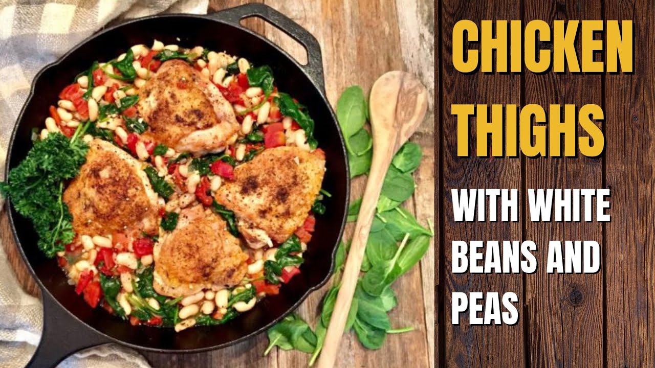 Tuscan Chicken Thighs with white beans | Chef Brians Kitchen