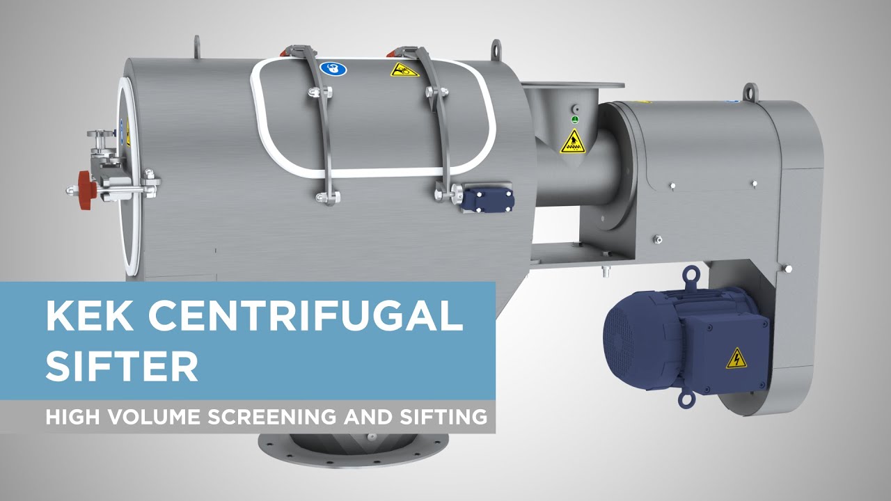 Kemutec Centrifugal Sifter | Animation