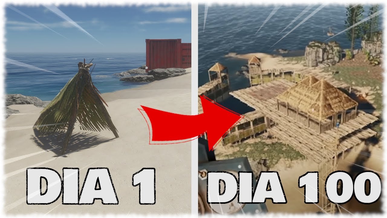 SOBREVIVI 100 DIAS EM STRANDED DEEP NO HARD - Veja Tudo que Aconteceu | S01E01