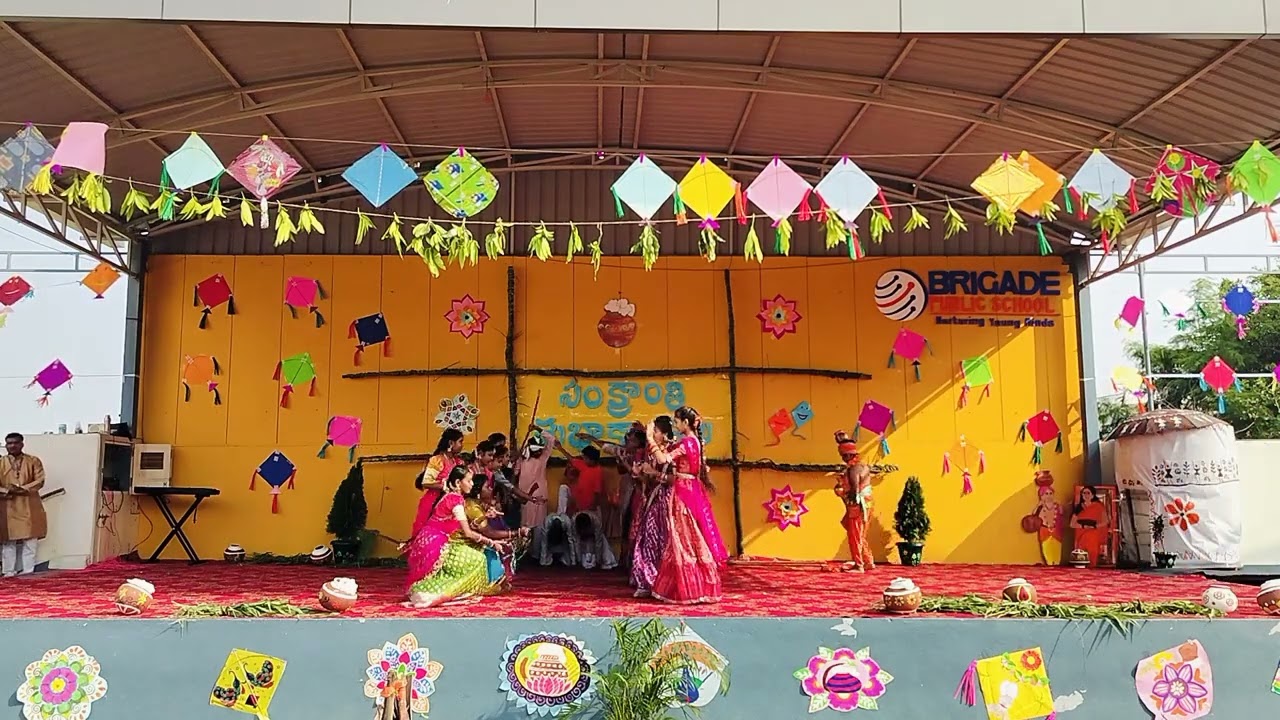 Sankranti  Celebrations 2025@Brigade Public School