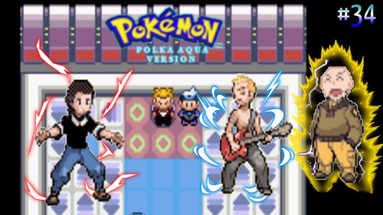 Pokémon POLKA AQUA 'Randomizer Nuzlocke' (no commentary) I #34 - GYM REMATCHES Doyle+Whitey+Barney