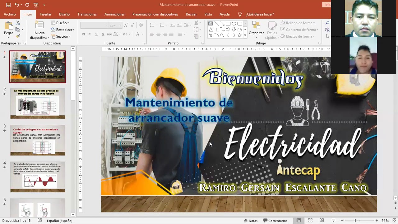 Mantenimiento a arrancador suave  medición de SCR