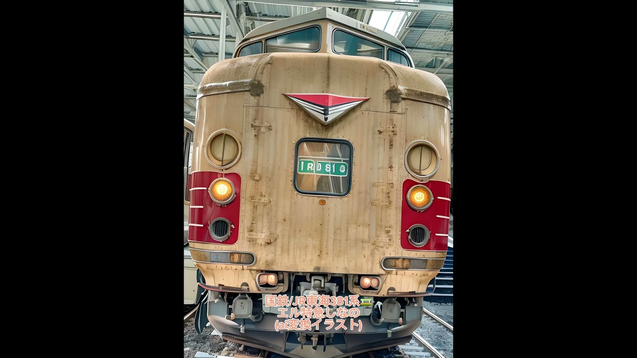 見比べリレーション動画🤗 国鉄/JR東海381系🚃 エル特急しなの