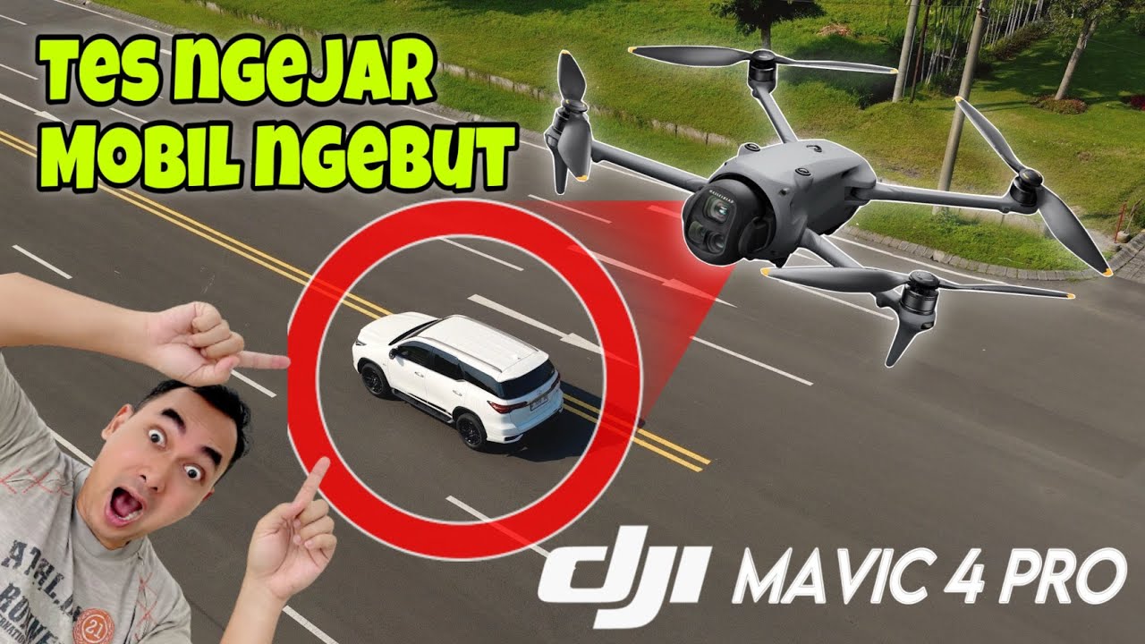 DJI MAVIC 4 PRO | Tes Fitur ActiveTrack 360° ke Mobil