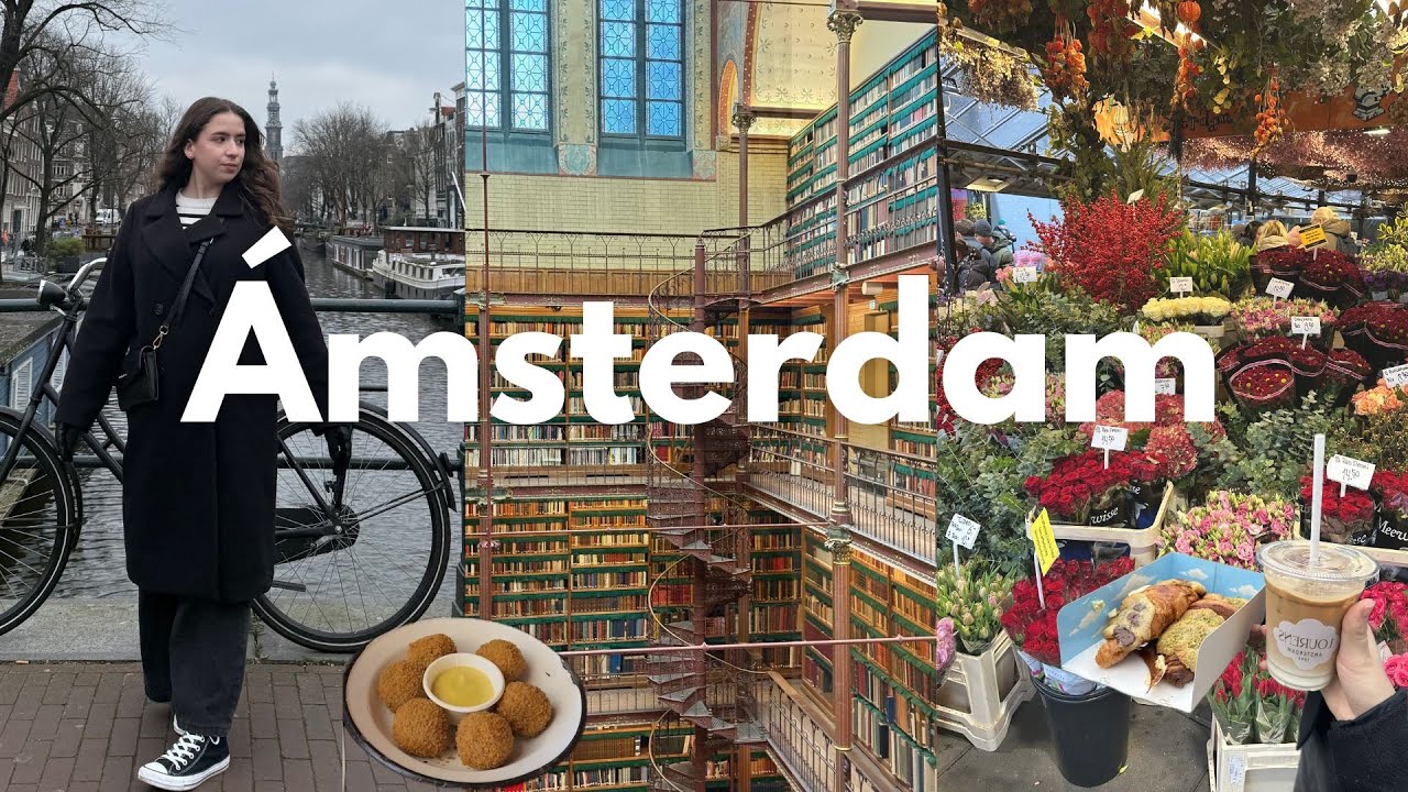 AMSTERDAM VLOG | Comida local, museos, supermercado, volando con Korean Air