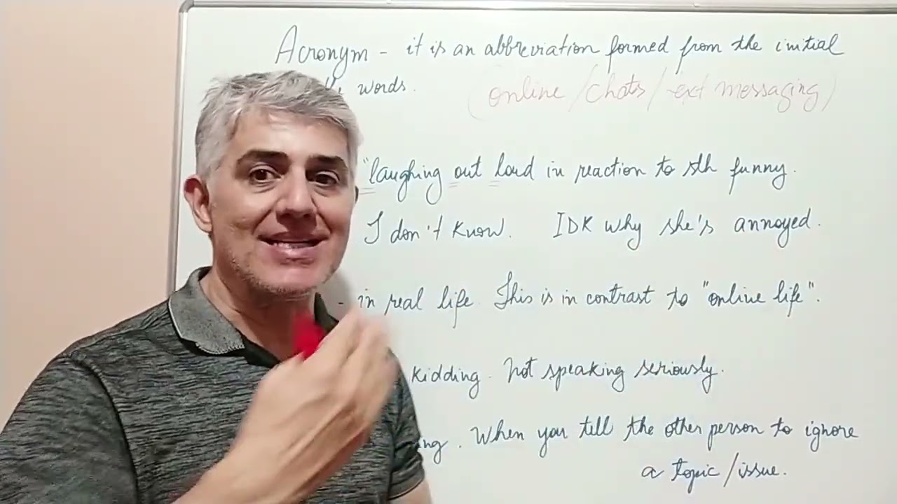 Estude Inglês com Acronym