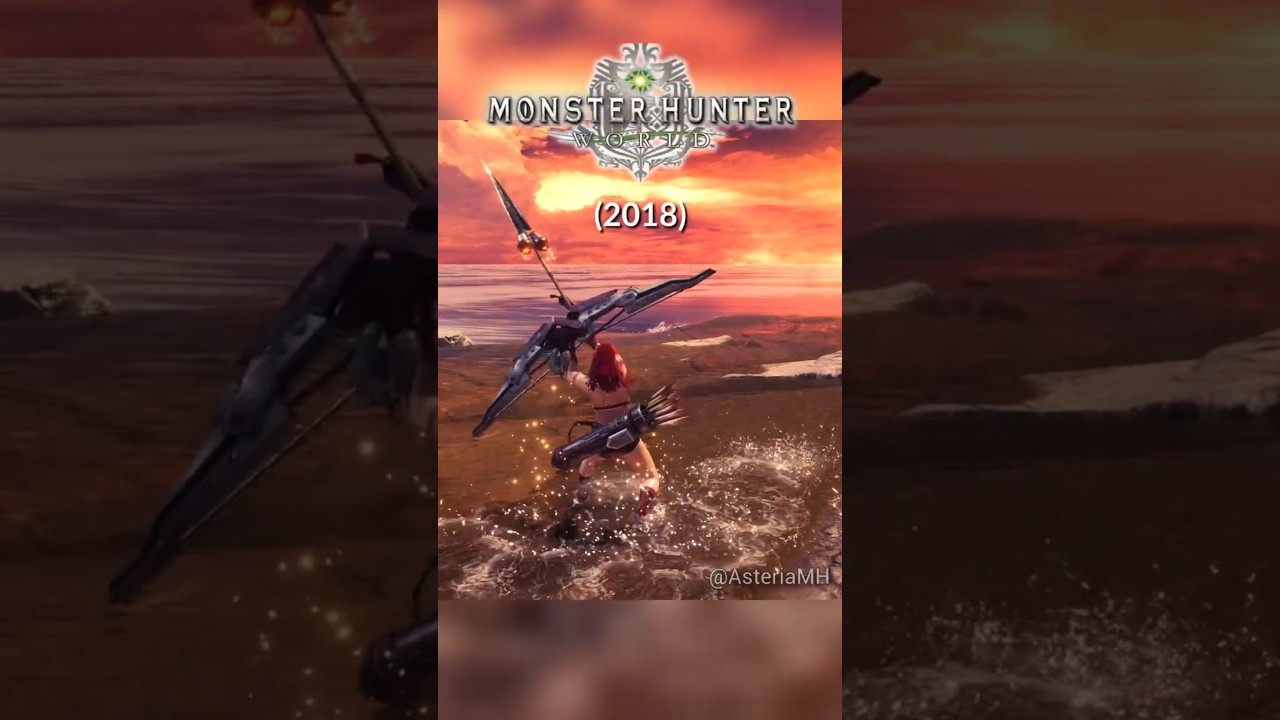 Evolution of the Bow in Every Monster Hunter Gen #monsterhunter #gaming