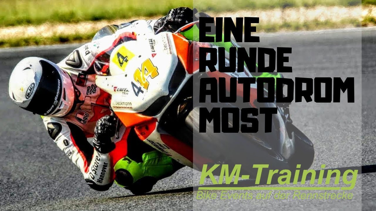 Rennstrecke Most - schnelle Runde 1:43:50 on Board
