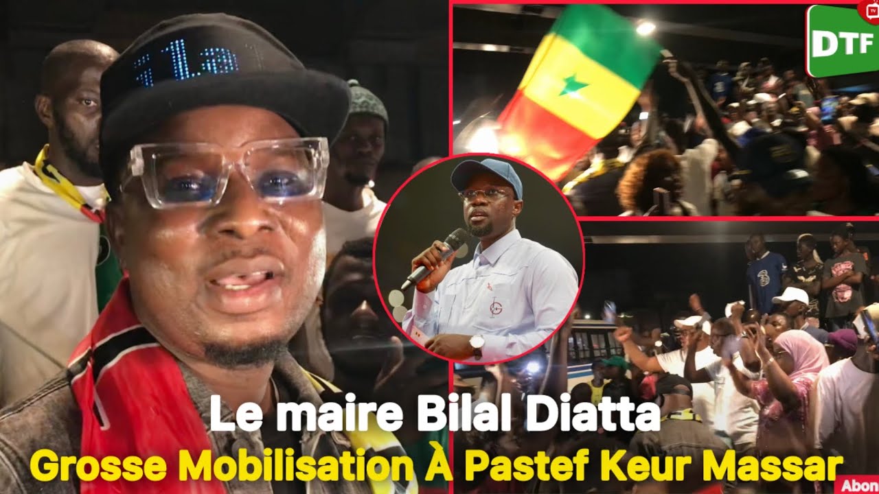 Ouverture Campagne: pastef Keur Massar: Grosse Ambiance, le maire Bilal Diata @DTFTV