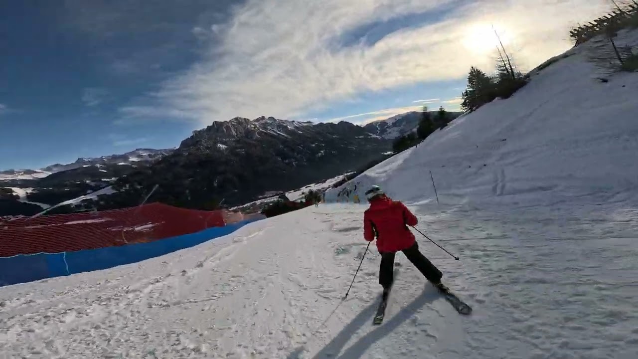 Pozza di Fassa. Slope 