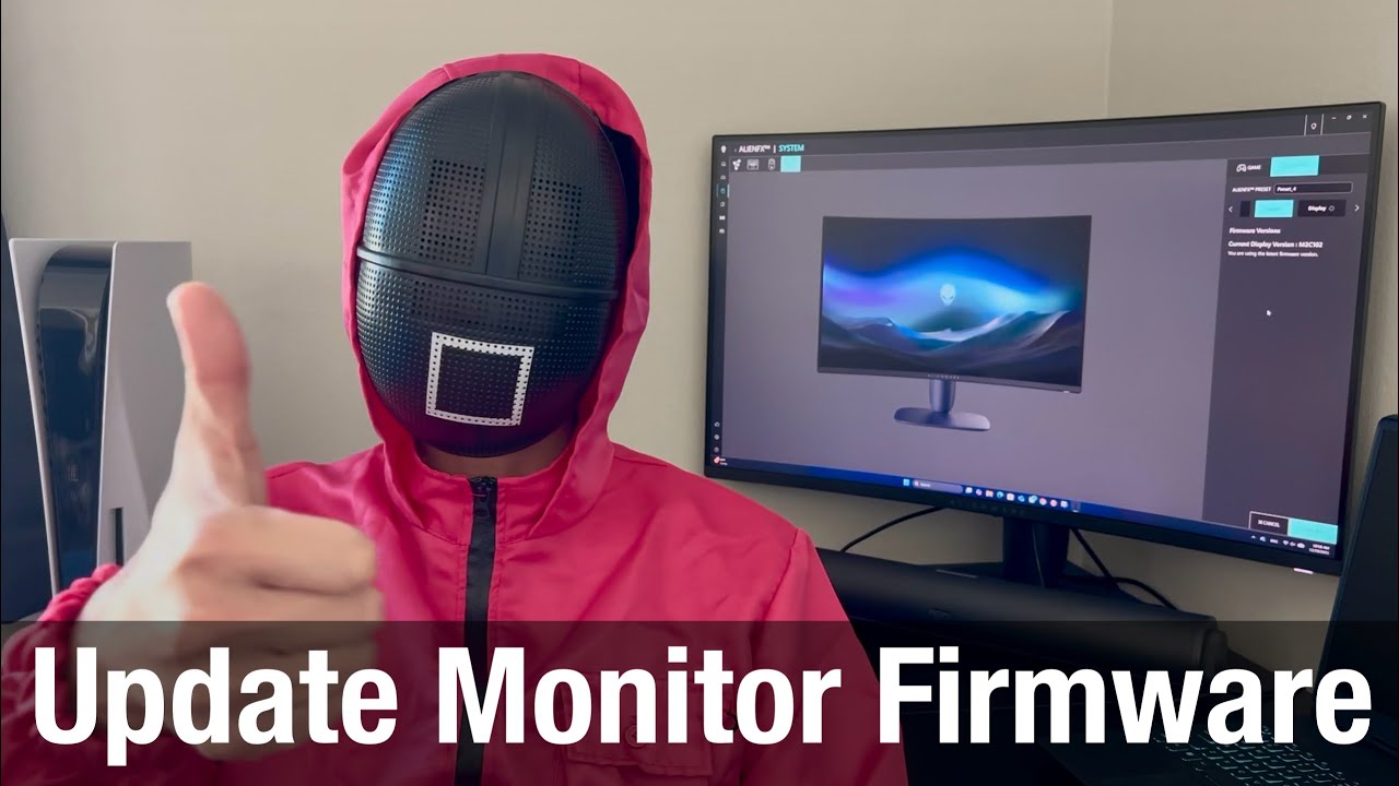 Как обновить прошивку игрового монитора Alienware | #alienware #monitor #gamingmonitors