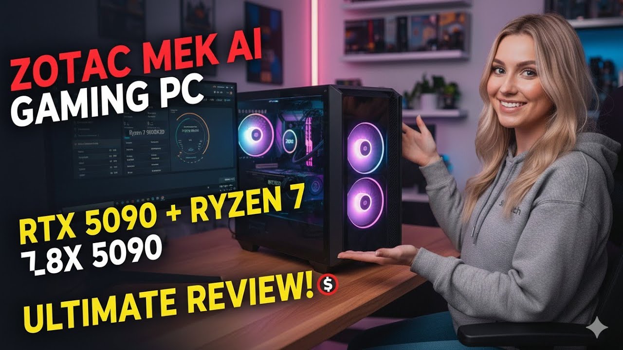 ZOTAC MEK AI Gaming PC: RTX 5090 + Ryzen 7 9800X3D ULTIMATE Review!