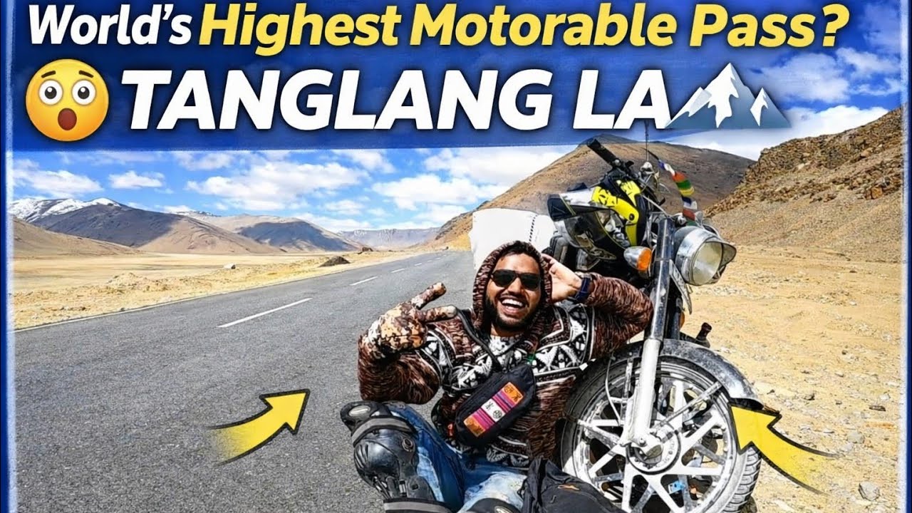 World’s Highest Motorable Pass? | Tanglang La | Ladakh Road Trip